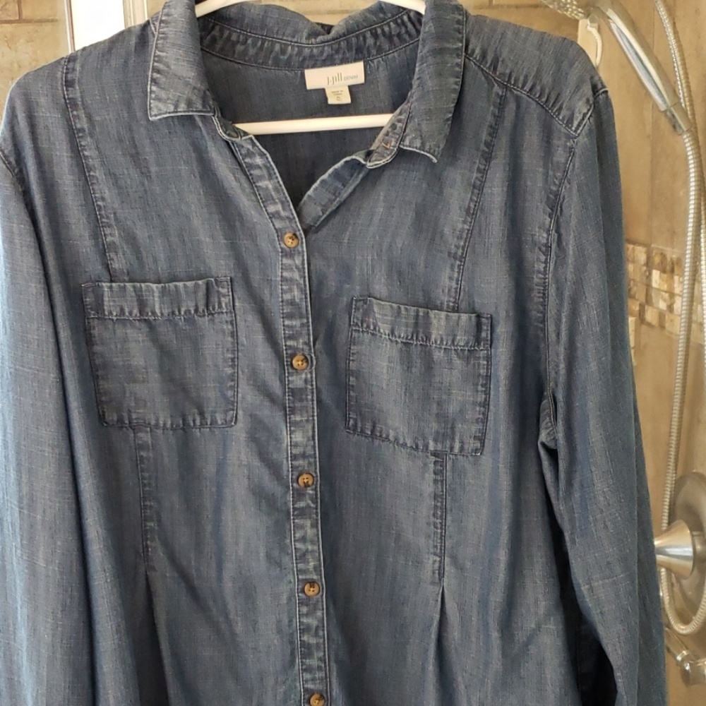 J.Jill denim blouse